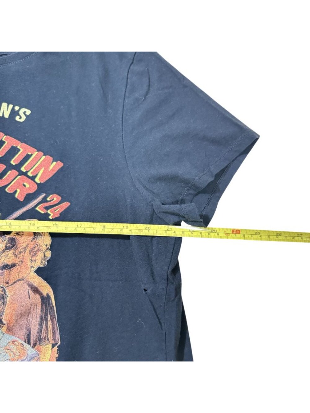 Women’s Zach Bryan The Quittin Time Tour 2024 Graphic Band T Shirt Black L - Picture 6 of 8